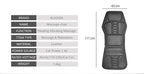 Electric Back Massage Cushion – Heating Vibrator for Home Office Pain Relief