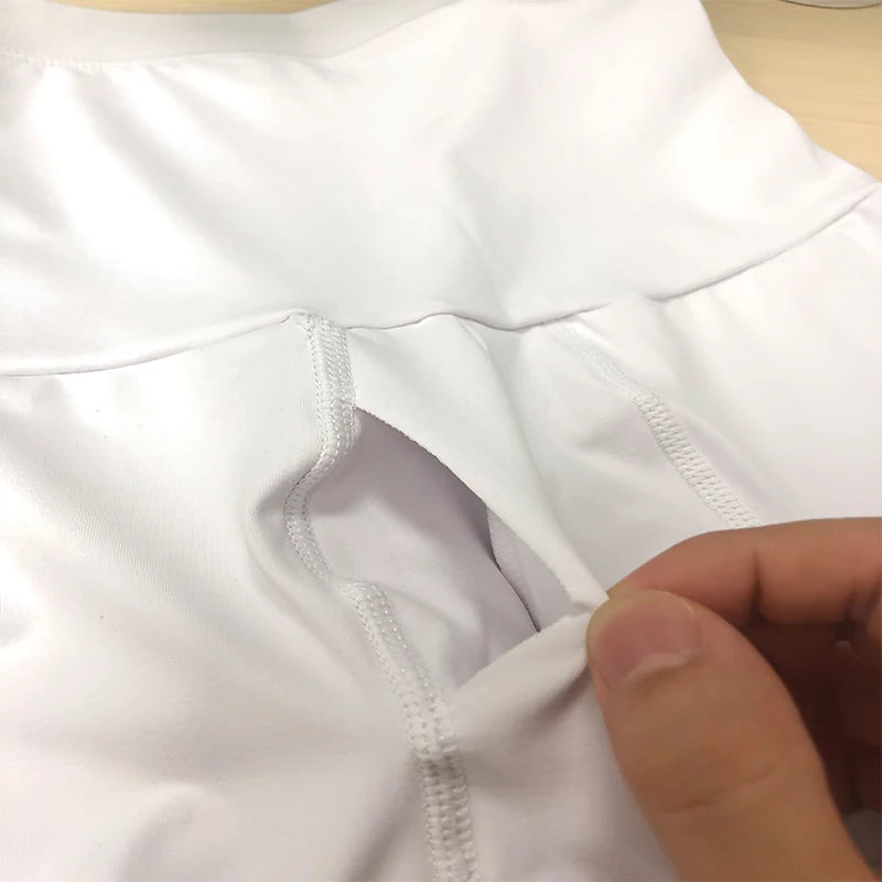 High Waist Compression Shorts – Tummy Control Body Shaper for Men