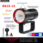 Underwater LED Photography Light – 20000LM Waterproof Video Torch for Diving