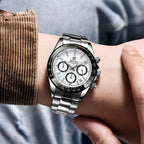 BENYAR Stainless Steel Chronograph Watch – Luxury Quartz for Men