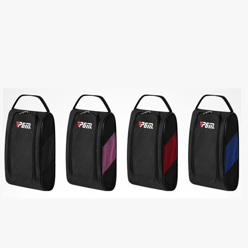 Portable Golf Shoe Bag – Breathable Nylon Carrier for Sports Accessories