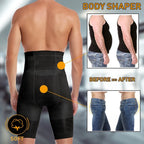 Compression Waist Trainer Shorts – Slimming Body Shaper for Men