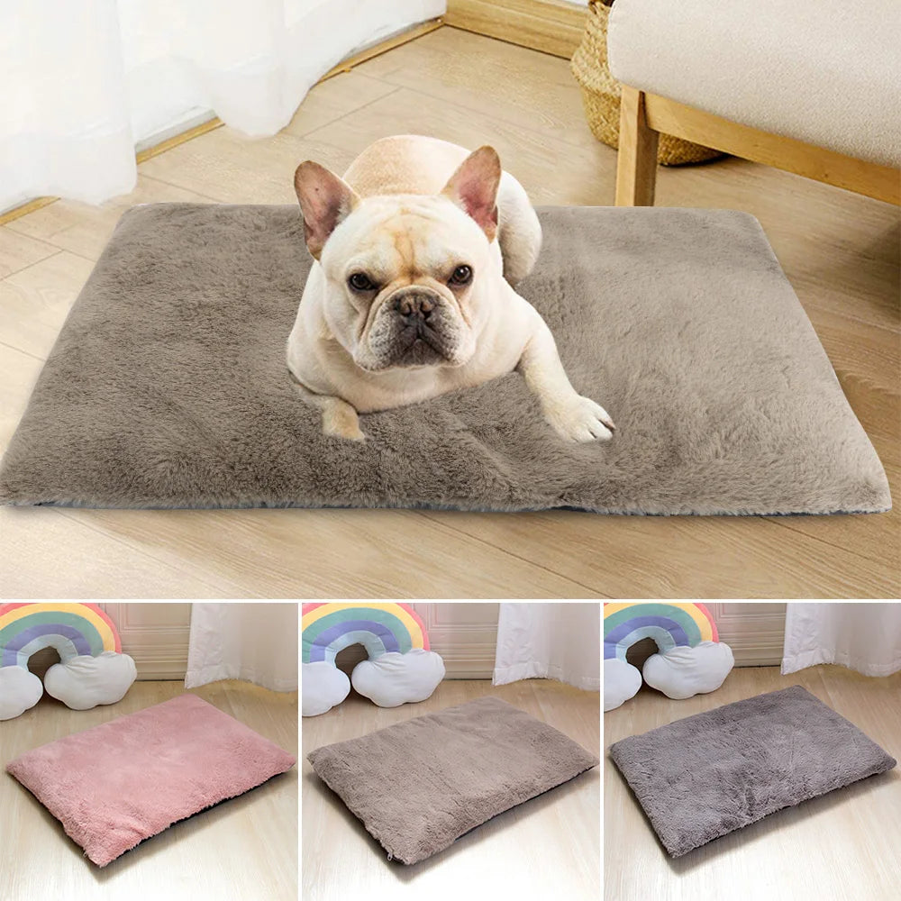 Thick Warm Pet Bed – Plush Sleeping Mat for Small to Large Dogs and Cats