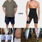 Compression Waist Trainer Shorts – Slimming Body Shaper for Men