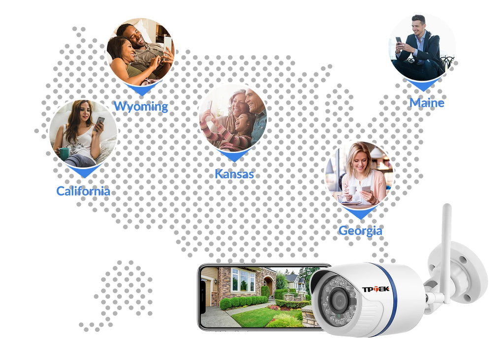 4MP Outdoor WiFi Security Camera – Wireless HD Surveillance for Home Protection