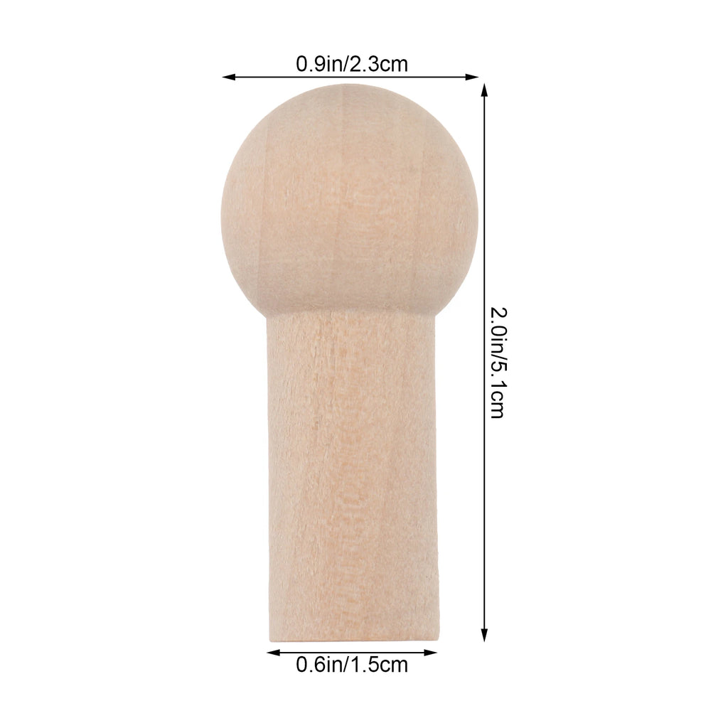 Wall Mounted Wooden Peg Hooks – Decorative Shaker Rack for Home Organization