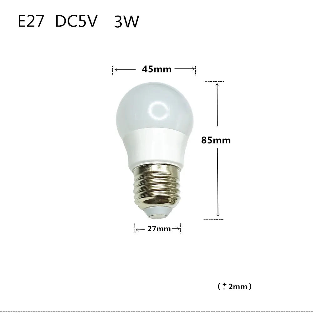 E27 LED Low Voltage Light Bulb – Versatile Power Supply for Off-Grid Lighting