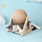 Sisal Rope Scratching Ball – Interactive Claw Grinder for Cat Exercise