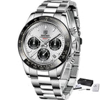 BENYAR Stainless Steel Chronograph Watch – Luxury Quartz for Men