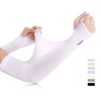 Ice Silk Arm Sleeves – UV Protection for Cycling Sports and Driving