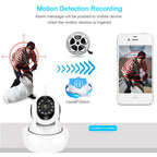 Wireless Pan Tilt Security Camera – 1080P WiFi Monitor for Home Indoor Safety