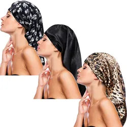 Spandex Dreadlock Tube Cap – Elastic Satin Hair Wrap for Sleeping