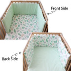 Cotton Star Crib Bumper – Thickened Protective Bedding for Newborn Infants