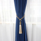 Handmade Tassel Curtain Tieback – Decorative Drapery Holdback for Home Decor