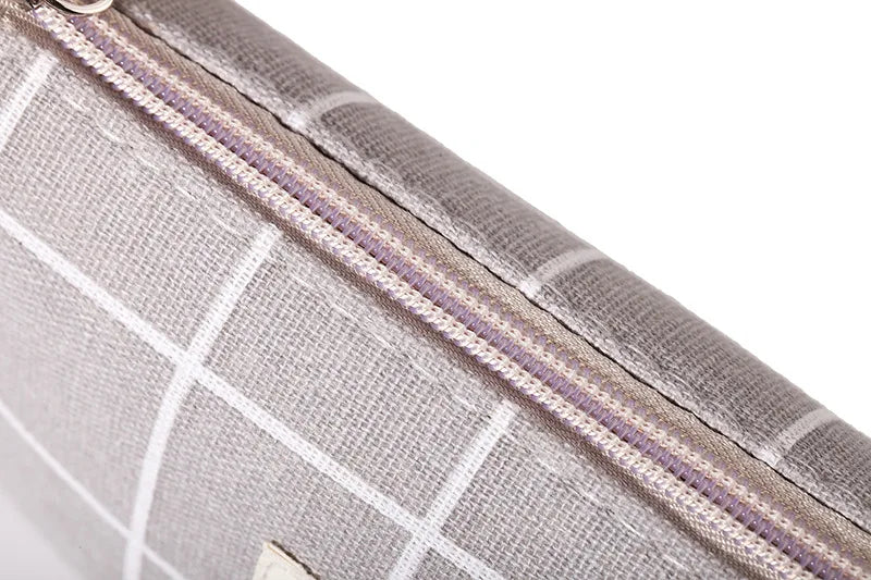 Canvas Small Cosmetic Bag – Portable Makeup Organizer for Travel