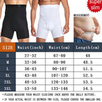 High Waist Compression Shorts – Tummy Control Body Shaper for Men