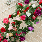 Artificial Rose Rattan Vine – 250CM Floral Garland for Wedding Home Decor