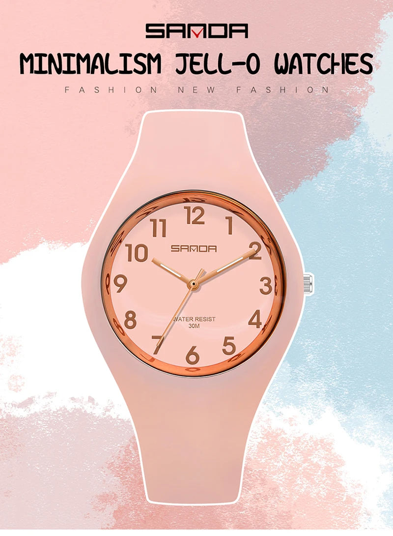 Ultra-thin Quartz Women's Watch – Minimalist Luxury Waterproof Wristwatch