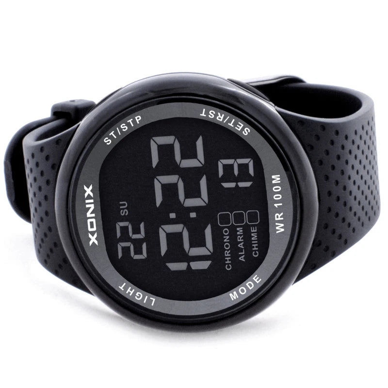 XONIX Digital Sports Watch – Waterproof 100m for Swimming and Outdoor Diving