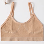 Seamless Push Up Bra – Soft Low Back Crop Top for Everyday Comfort