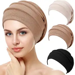 Spandex Dreadlock Tube Cap – Elastic Satin Hair Wrap for Sleeping