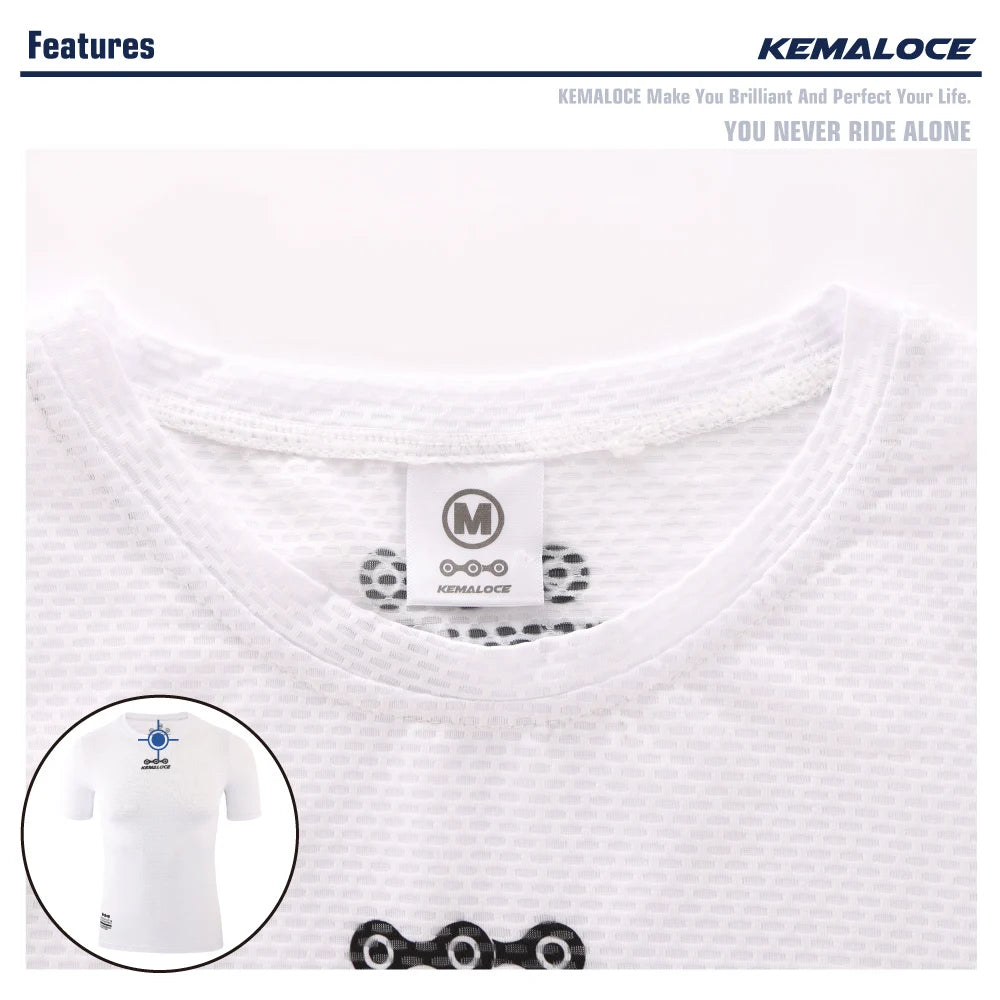 Breathable Mesh Cycling Base Layer – Short Sleeve Undershirt for MTB Biking