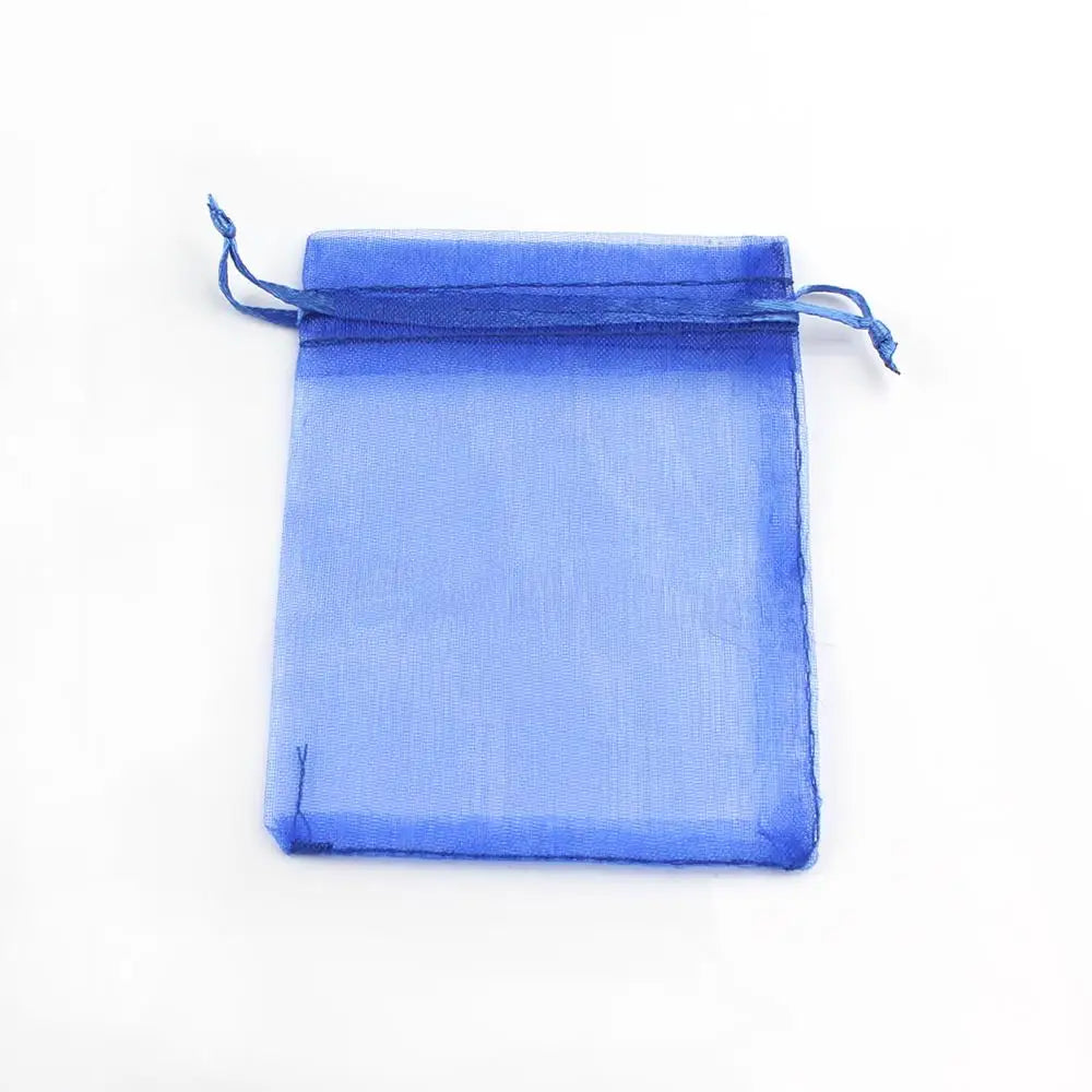 Organza Drawstring Pouches – Sheer Jewelry Gift Bags for Wedding Party Favors