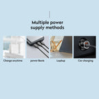 Rechargeable Neck Fan – Portable 3-Speed Hands-Free Cooling for Sports