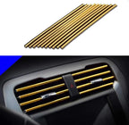 Car Air Vent Trim Strips – U Style Interior Decoration for Auto Dashboard