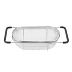 Stainless Steel Drain Basket – Perforated Strainer for Fruit and Vegetable