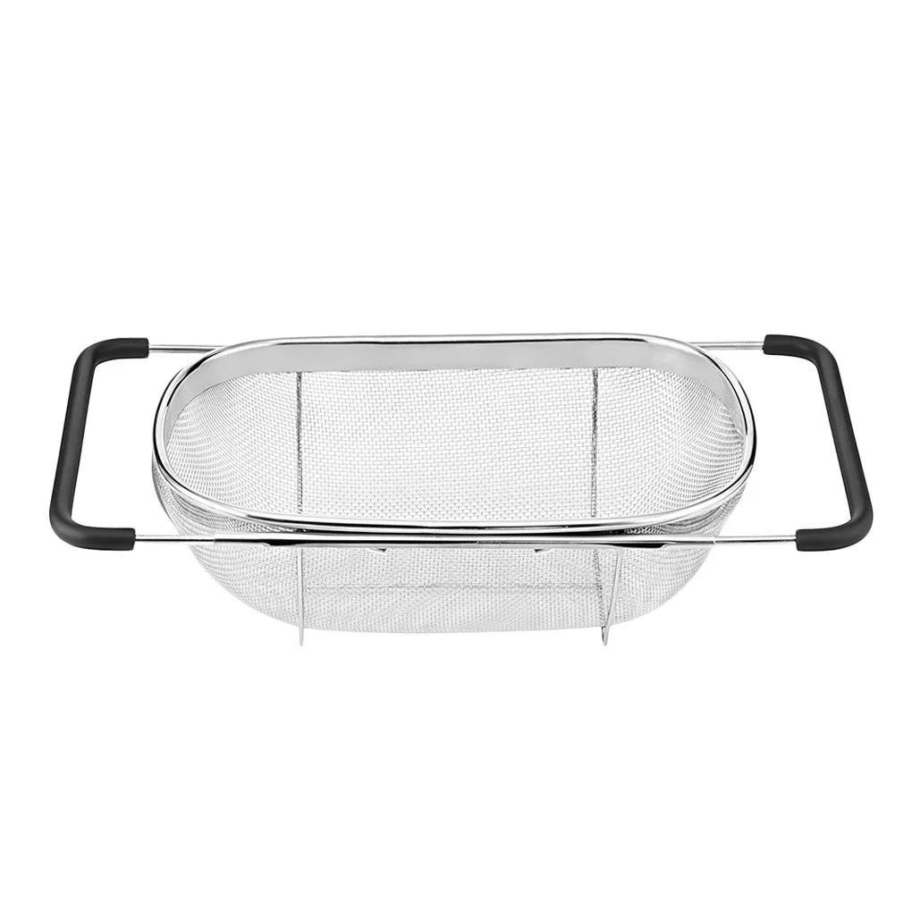 Stainless Steel Drain Basket – Perforated Strainer for Fruit and Vegetable