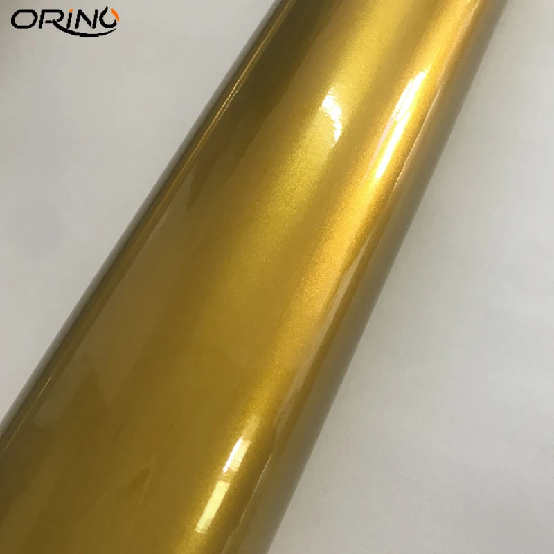 Metallic Candy Vinyl Car Wrap – Glossy Glitter Film for Vehicle Decoration