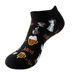 Avocado Cotton Boat Socks – Funny Fruit Pattern for Men and Women