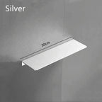 Aluminum Wall Storage Shelf – Bathroom Mirror Organizer for Shower Room