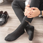 Bamboo Fiber Compression Socks – Men's Business Casual Dress for Comfort