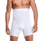 High Waist Compression Shorts – Tummy Control Body Shaper for Men