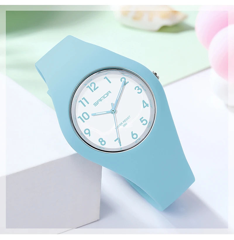 Ultra-thin Quartz Women's Watch – Minimalist Luxury Waterproof Wristwatch