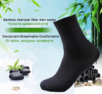 Bamboo Fiber Compression Socks – Men's Business Casual Dress for Comfort