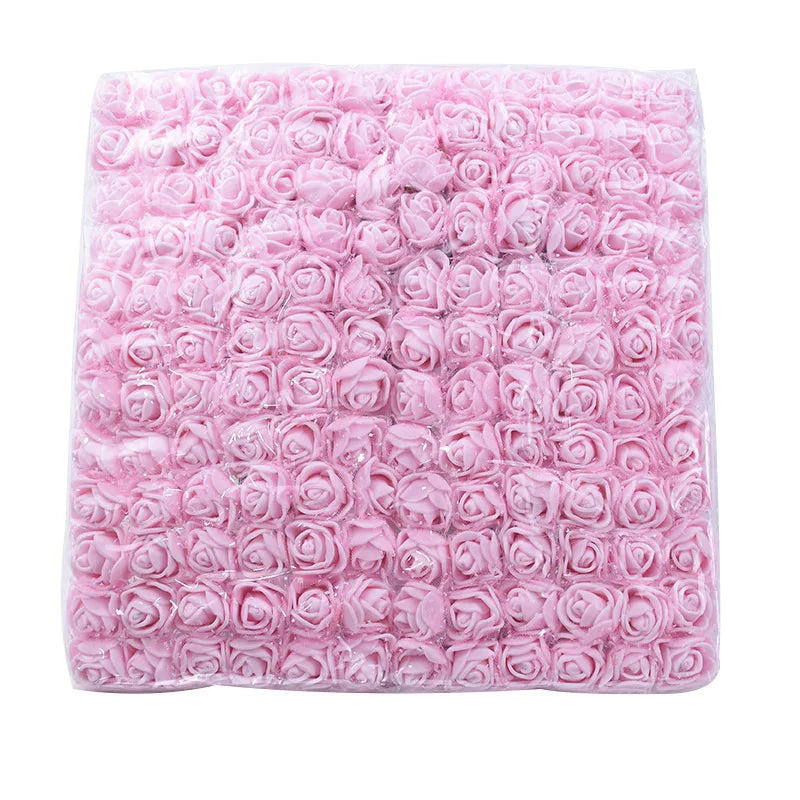 Artificial PE Rose Flowers – UV Resistant Decor for Wedding and DIY Crafts