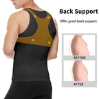 Compression Tank Top – Abdomen Slimming Body Shaper for Gynecomastia Support