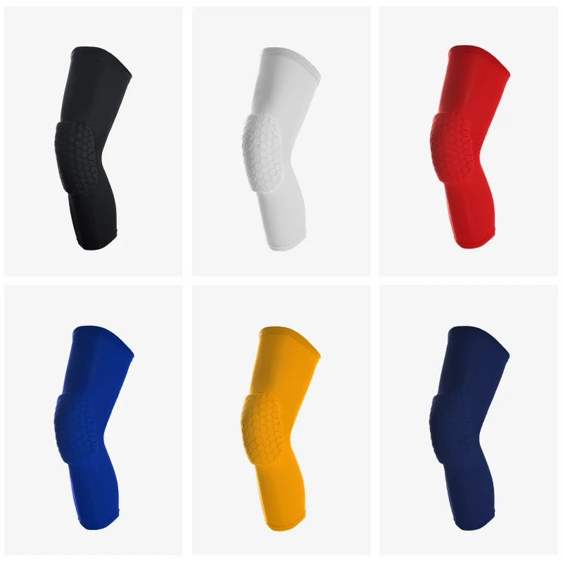 Elastic Knee Compression Sleeve – Foam Patella Support for Basketball Sports