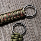 Paracord Survival Keychain – Military Carabiner for Outdoor Camping Gear