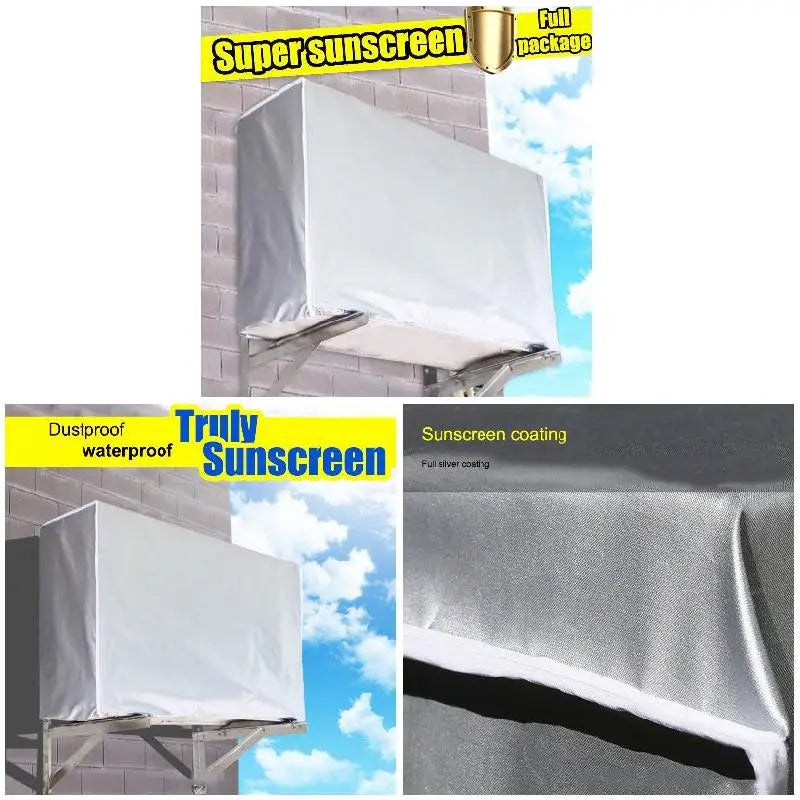 Waterproof Polyester AC Cover – All-Weather Outdoor Air Conditioner Shield