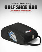 Portable Golf Shoe Bag – Breathable Nylon Carrier for Sports Accessories