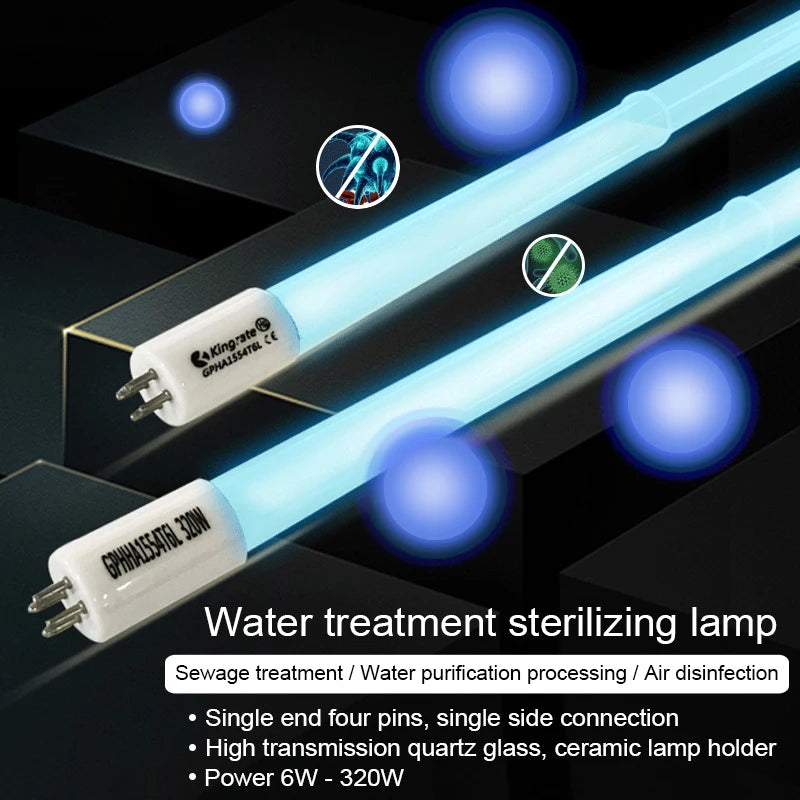 G10q UV Bactericidal Tube – Germicidal Ultraviolet Light for Sterilization