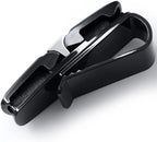 Car Sun Visor Glasses Holder – ABS Eyewear Ticket Clip for Auto Accessories