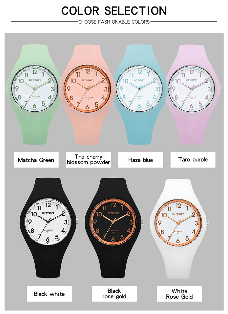 Ultra-thin Quartz Women's Watch – Minimalist Luxury Waterproof Wristwatch