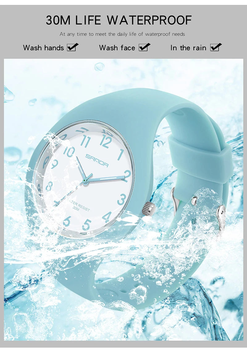 Ultra-thin Quartz Women's Watch – Minimalist Luxury Waterproof Wristwatch