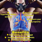 Elevation Training Mask – Black Fitness Gear for Running and Gym Workouts