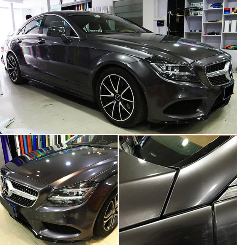 Metallic Candy Vinyl Car Wrap – Glossy Glitter Film for Vehicle Decoration